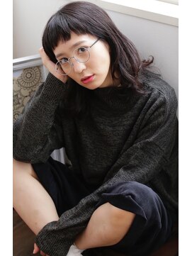 ヘアアンドメイク エジェリ(hair&make egerie) 【egerie】外国人風こっくりロブ4 インナーカラー 恵比寿