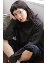 ヘアアンドメイク エジェリ(hair&make egerie) 【egerie】外国人風こっくりロブ4 インナーカラー 恵比寿