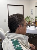 ファッション風グレイカラー、2ブロック