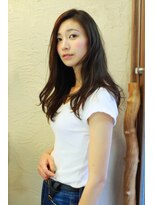 トヌコア ルア 下北沢店(TONUKOA RUA)&nbsp;【TonukoaRua】Aラインの大人可愛いグレージュロングスタイル☆