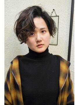 クレーン ヘアー デザイン(CRANE Hair Design) マニッシュな冬のパーマ