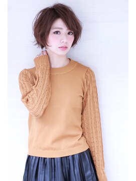 オーロ 緑地公園店(ORO) 幼く見えないかき上げショートヘア