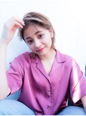 外ハネショート