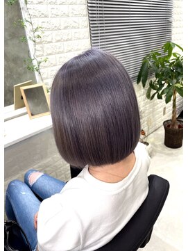 ニノ(nino) 【NINO】ラベンダーアッシュボブ