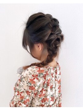 モアナ バイ ヘッドライト 沖縄東崎店(Moana by HEADLIGHT) Moana【東崎】#ヘアアレンジ#編み込み#キッズヘア