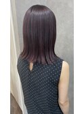 【Bianca】大人可愛いピンクラベンダー♪切りっぱなしボブ