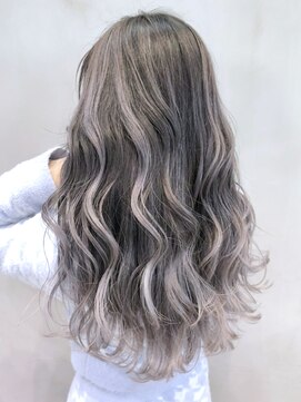 アルバム 銀座(ALBUM GINZA) ハイライトグラデーション_くびれヘアビタミンカラー_ba327473