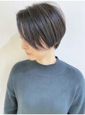 【松戸 ムラマツ】大人かわいい 前髪なし ショートボブ