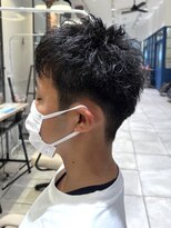 クアトログランシュ 水戸店(QUATRO×GranCieux)&nbsp;校則OK！束感ショート【水戸/メンズ/メンズカット/学割】