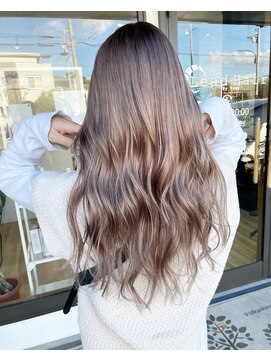 リードヘアーバイバンプ(Lead Hair by vamp) #ブリーチカラー#ブリーチ2回#ミルクティカラー