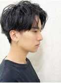 動きが出しやすい!!センターパート