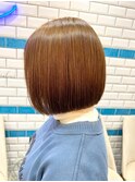 韓国ボブ×ショコラアッシュ【韓国/ふんわりカール/髪質改善】