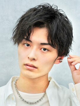 クロムトウキョウ ザ バーバー ネオン 新宿店(CHROM TOKYO the Barber ne/on) 爽やかアップバングラフスパイラル
