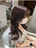韓国ヘア/顔まわりカット/サイドバング