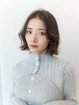 オースティン 調布アミックス(AUSTIN)&nbsp;大人かわいい前髪セシルカットココアブラウンフリンジウェーブ