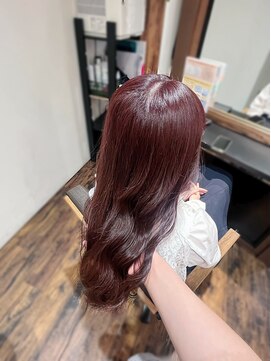 ヘアーデザインガーデニア(hair design Gardenia) ピンクラベンダー【赤羽 赤羽岩淵  子連れ美容室】