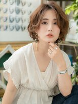 カバーヘア ブリス 大宮西口(COVER HAIR bliss)&nbsp;アシンメトリー外国人風小顔ゆるふわショートc5大宮20代30代!