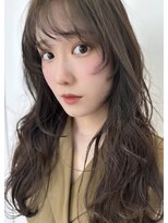 ミリ 久留米(miri..)&nbsp;ウルフ/レイヤー/暗髪/ブリーチなしカラー/MASA