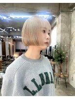 カシェル(cashel kishaba) マチルダボブ×ホワイトベージュ