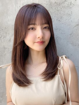 エトラ 渋谷店(etora) 小顔 フェミニンロング メルティーカラー 似合わせカット"