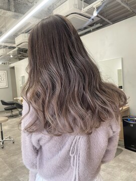 アヴァンス 京橋店(AVANCE) 大人上品な柔らかミルクティーグレージュ/バレイヤージュ