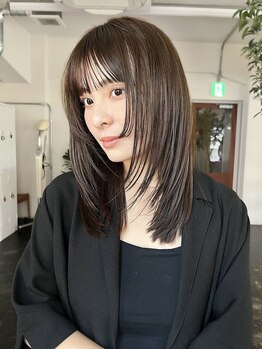 ガーランドウメダ(Garland umeda)の写真/【クセ毛や広がりが気になる方にオススメ】髪に優しい薬剤を使用し、自然で柔らかな仕上がりに♪