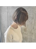 【Neal/西新宿】ミニボブ × アッシュベージュ 