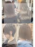 カット+リタッチカラー+水トリートメント￥8800#白髪染め#白髪ぼかし#ショート