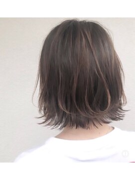 ヘアサロン エフ 渋谷(F) #外ハネ#外ハネボブ#ブラウンカラー#イルミナカラー
