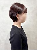 耳かけショートボブ