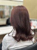 ビューティーサロン コマ(koma)&nbsp;韓国風巻き髪　ピンクブラウン
