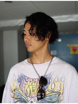 ミューズ バイ ケンジ(MUSE by KENJE) スパイラルパーマ／メンズミディアム／平塚美容室