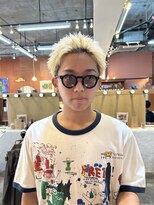 チャプター 問屋町(chapter)&nbsp;スパイキーショート抜きっぱなしブロンドケアブリーチ眉ワックス