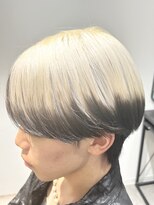 アオク(AOKU)&nbsp;【メンズ】韓国風センターパート　× エンドカラー