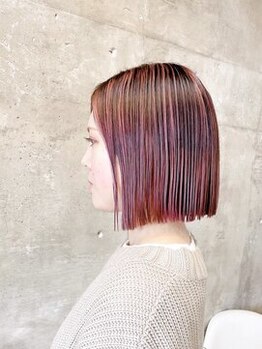 ルコ(Ruco)の写真/透明感×立体感で魅せるデザインカラー◇バレイヤージュやハイライトで抜け感とツヤを叶える旬のスタイル♪