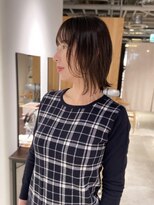 ゴウトゥデイ 渋谷MODI店(GO TODAY)&nbsp;大人外ハネミディ×透け感バング