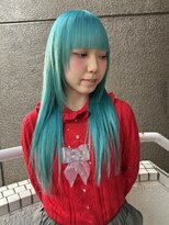 イエナ 渋谷(IENA)&nbsp;ブリーチカラーダブルカラーレイヤーウルフデザインカラー