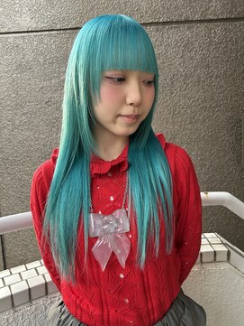 イエナ 渋谷(IENA) ブリーチカラーダブルカラーレイヤーウルフデザインカラー