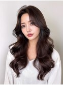 韓国風レイヤー×ココアブラウン