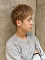 キャンバス メンズ 川崎(canvas. men's)&nbsp;スパイキーショート×ベージュ