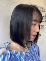 アトリエファゴ ハナミズキ店&nbsp;【Yuine】人気！韓国風切りっぱなしボブ