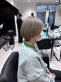 ルミヘアー 県庁藤江店(Lumi hair) ショートヘアの骨格似合わせカット/ハイトーンシルバーベージュ