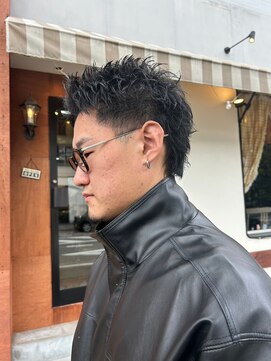 エディ(Edy) スパイキーショートメンズ刈り上げボックスショート眉毛カット