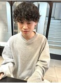 【表参道sheta中澤】マッシュパーマアッシュブラックメンズ