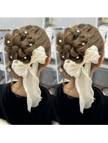 ヘアセットアリエス(aries) 高めお団子