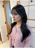 ワンホンレイヤー　ダークブルー　ロングレイヤー　【横浜】