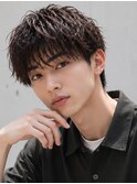 波巻きスパイラルパーマ ニュアンスパーマ ツーブロック