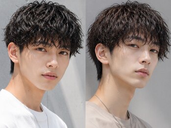 ユニバイリサ 天神大名店(uni by risa)の写真/男性も大歓迎♪王道からトレンドまでお客様一人ひとりに合わせたオーダーメイドのメンズパーマをご提案♪