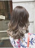 外国人風グラデーションカラーマリンミストアッシュ×坂口飛翔