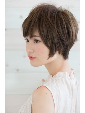 リル 8F 銀座(Rire) 【Rire-リル銀座-】ひし形シルエットのエアリーショートボブ☆彡